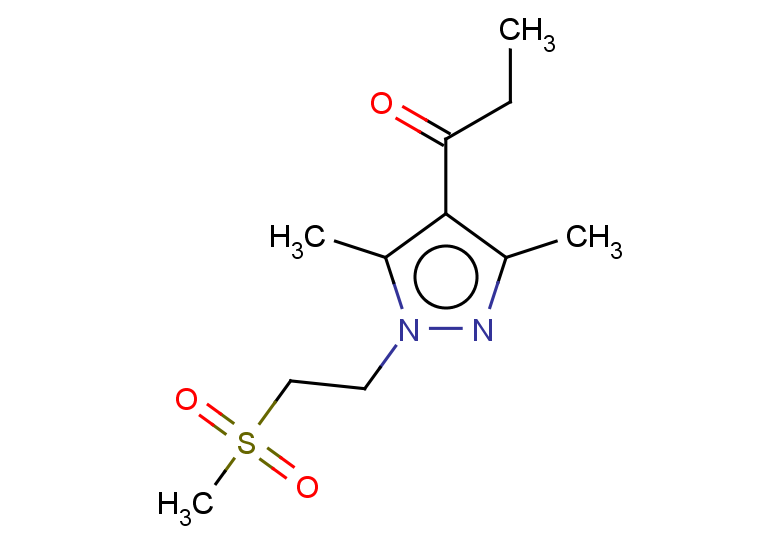 1-[1-(2-methanesulfonylethyl)-3,5-dimethyl-1H-pyrazol-4-yl]propan-1-one