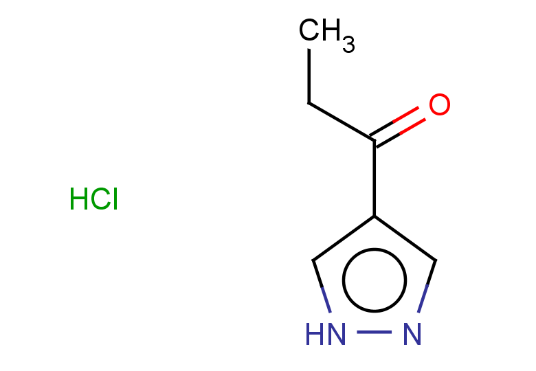 1-(1H-pyrazol-4-yl)propan-1-one hydrochloride