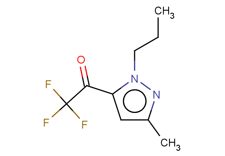 2,2,2-TRIFLUORO-1-(3-METHYL-1-PROPYL-1H-PYRAZOL-5-YL)ETHANONE