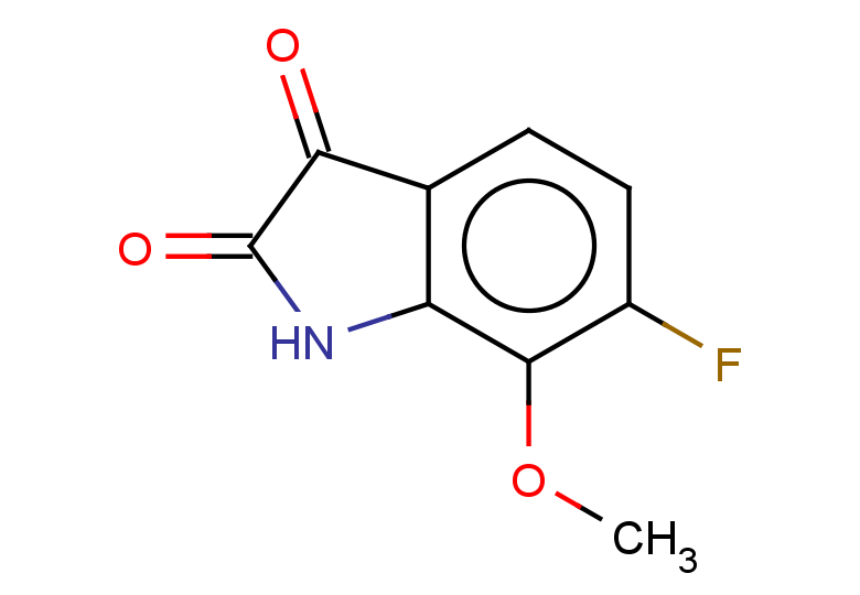 6-fluoro-7-methoxy-2,3-dihydro-1H-indole-2,3-dione
