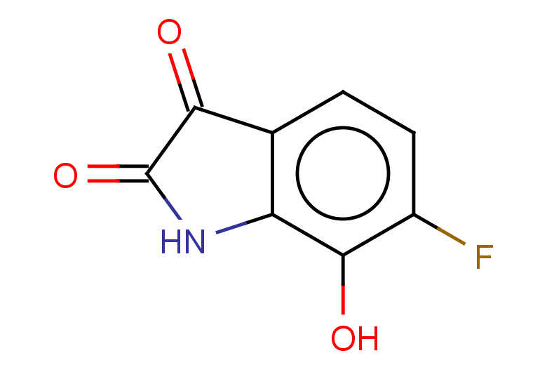 6-fluoro-7-hydroxy-2,3-dihydro-1H-indole-2,3-dione
