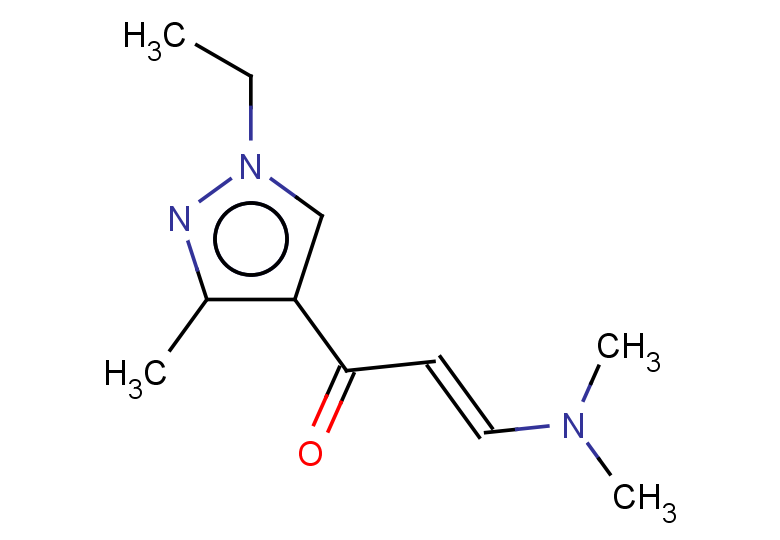(2E)-3-(dimethylamino)-1-(1-ethyl-3-methyl-1H-pyrazol-4-yl)prop-2-en-1-one