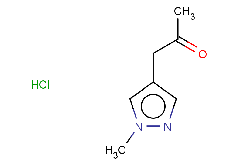 1-(1-methyl-1H-pyrazol-4-yl)propan-2-one hydrochloride