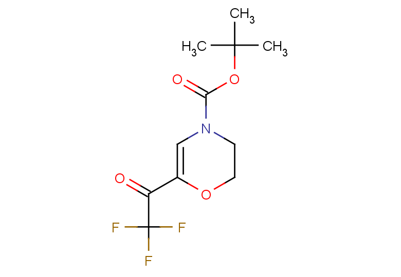 tert-butyl 6-(trifluoroacetyl)-3,4-dihydro-2H-oxazine-4-carboxylate