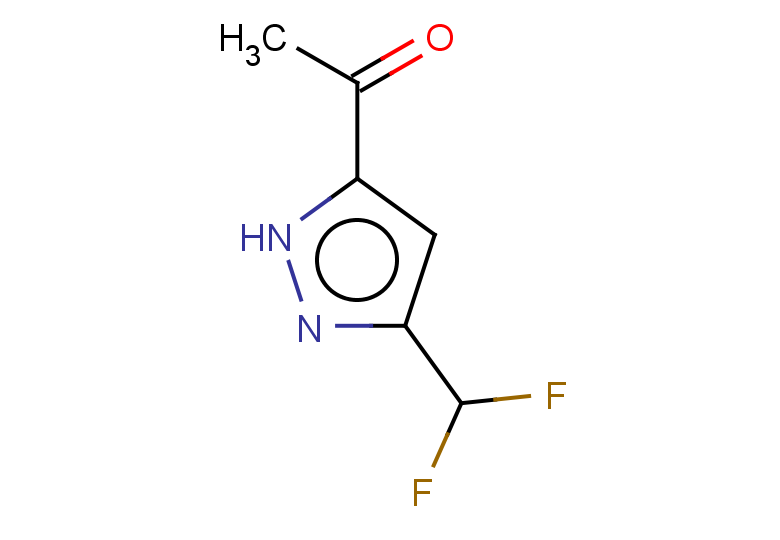 1-[3-(difluoromethyl)-1H-pyrazol-5-yl]ethan-1-one