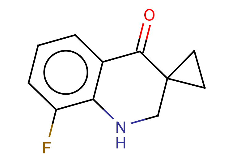 8'-fluoro-2',4'-dihydro-1'H-spiro[cyclopropane-1,3'-quinoline]-4'-one