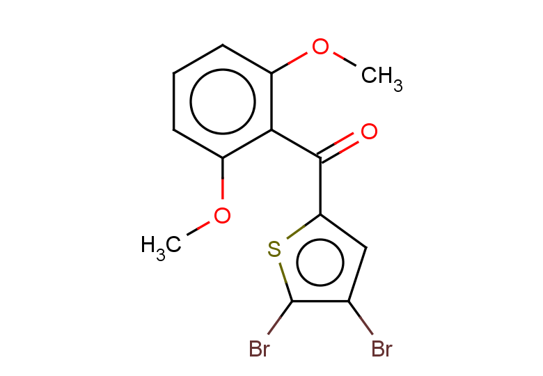 (4,5-dibromothiophen-2-yl)(2,6-dimethoxyphenyl)methanone