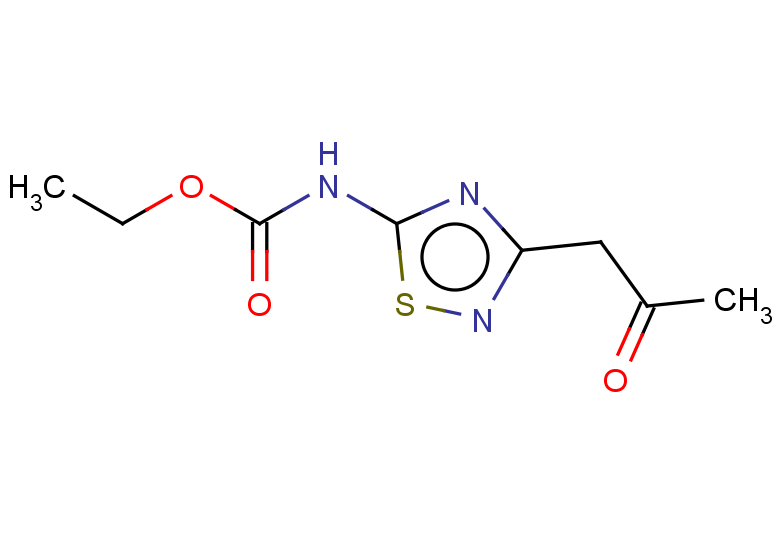 ethyl N-[3-(2-oxopropyl)-1,2,4-thiadiazol-5-yl]carbamate