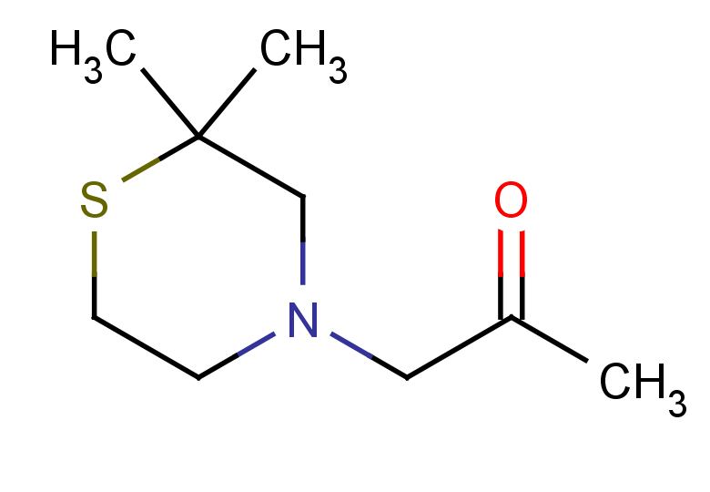 1-(2,2-dimethylthiomorpholin-4-yl)propan-2-one