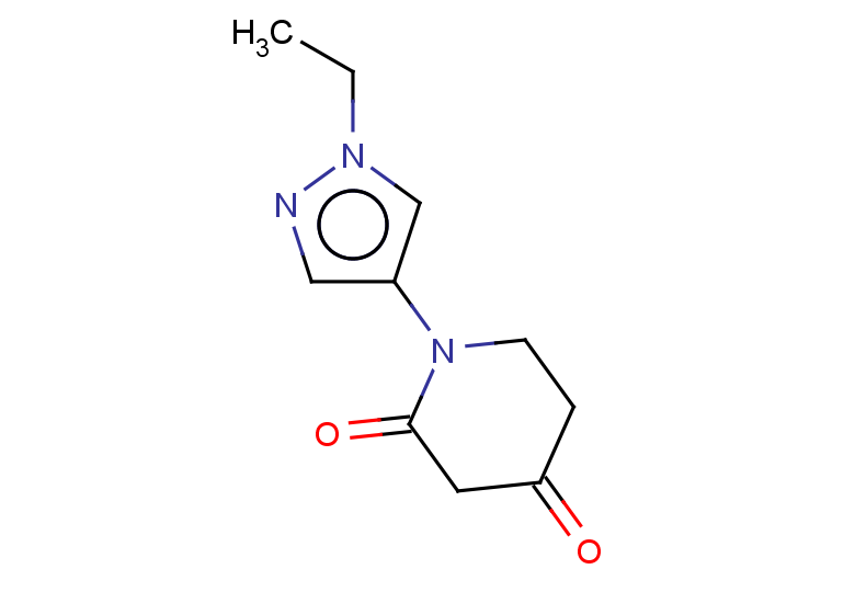 1-(1-ethyl-1H-pyrazol-4-yl)piperidine-2,4-dione