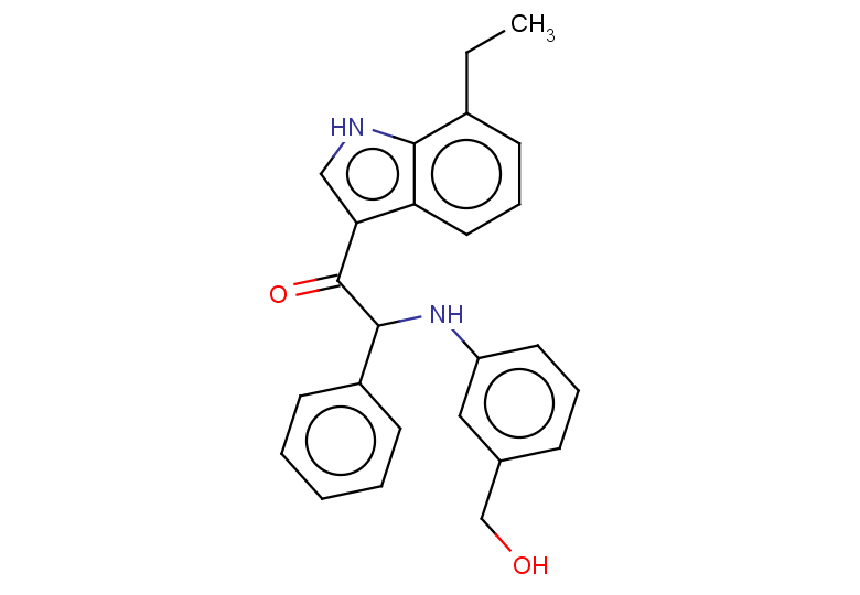 1-(7-ethyl-1H-indol-3-yl)-2-{[3-(hydroxymethyl)phenyl]amino}-2-phenylethan-1-one