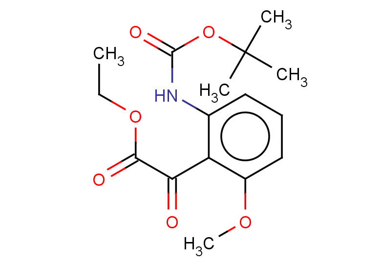 ethyl 2-(2-{[(tert-butoxy)carbonyl]amino}-6-methoxyphenyl)-2-oxoacetate