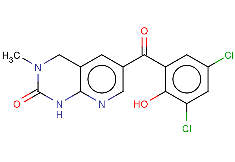 6-[(3,5-dichloro-2-hydroxyphenyl)carbonyl]-3-methyl-1H,2H,3H,4H-pyrido[2,3-d]pyrimidin-2-one