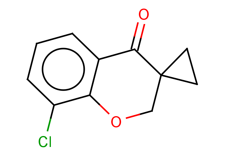 8-chloro-2,4-dihydrospiro[1-benzopyran-3,1'-cyclopropane]-4-one