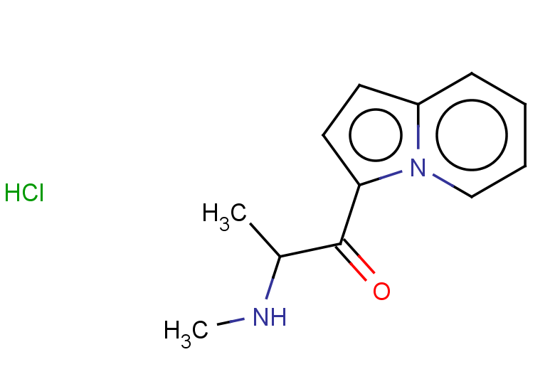 1-(indolizin-3-yl)-2-(methylamino)propan-1-one hydrochloride
