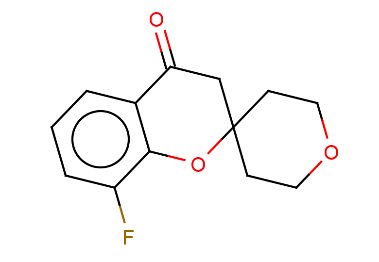 8-fluoro-3,4-dihydrospiro[1-benzopyran-2,4'-oxane]-4-one