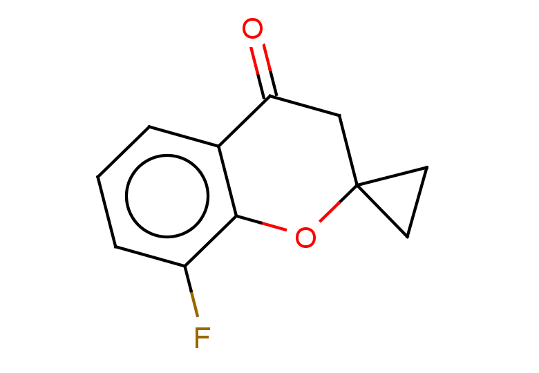 8-fluoro-3,4-dihydrospiro[1-benzopyran-2,1'-cyclopropane]-4-one