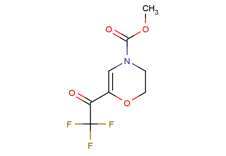 methyl 6-(trifluoroacetyl)-3,4-dihydro-2H-oxazine-4-carboxylate