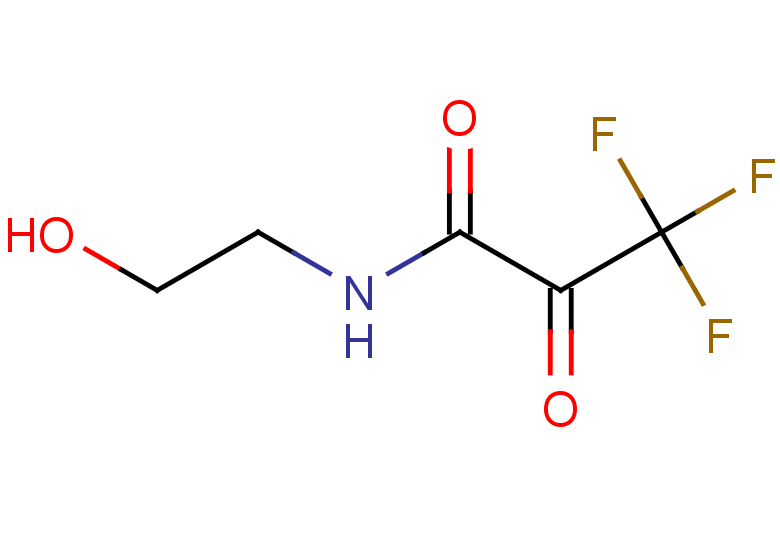 3,3,3-trifluoro-N-(2-hydroxyethyl)-2-oxopropanamide