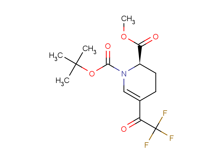 1-tert-butyl 2-methyl (2R)-5-(2,2,2-trifluoroacetyl)-1,2,3,4-tetrahydropyridine-1,2-dicarboxylate