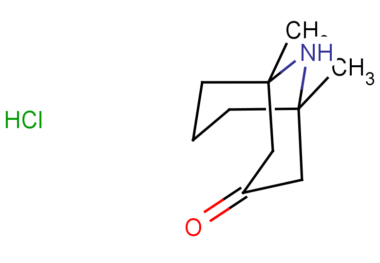 1,5-dimethyl-9-azabicyclo[3.3.1]nonan-3-one hydrochloride