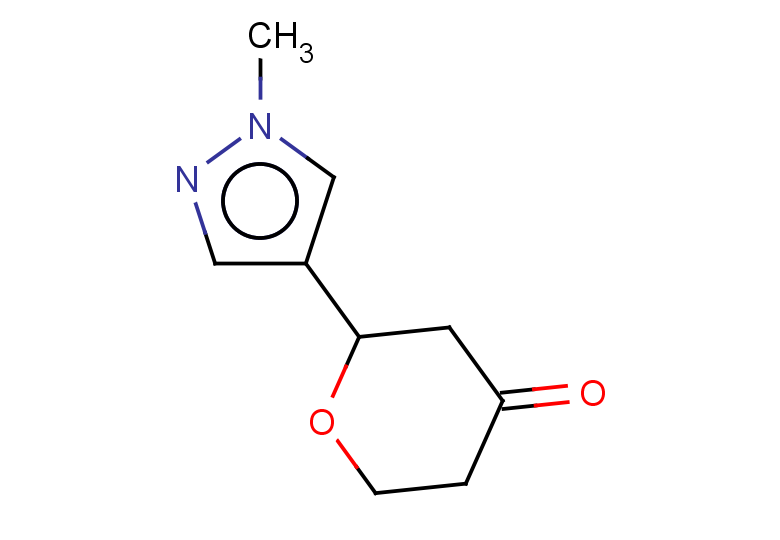 2-(1-methyl-1H-pyrazol-4-yl)oxan-4-one