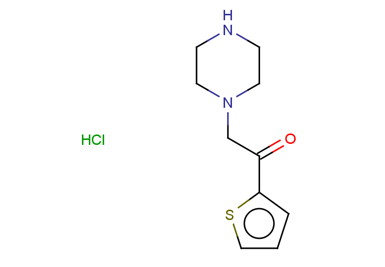 2-(piperazin-1-yl)-1-(thiophen-2-yl)ethan-1-one hydrochloride