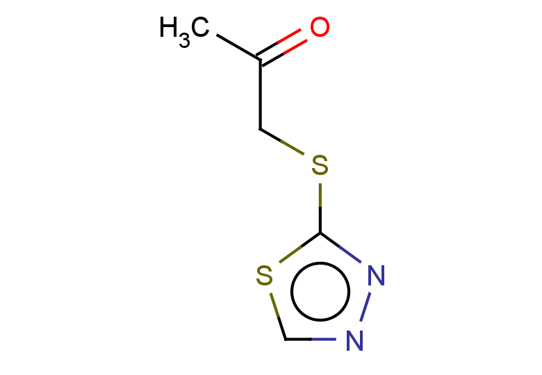 1-(1,3,4-thiadiazol-2-ylsulfanyl)propan-2-one