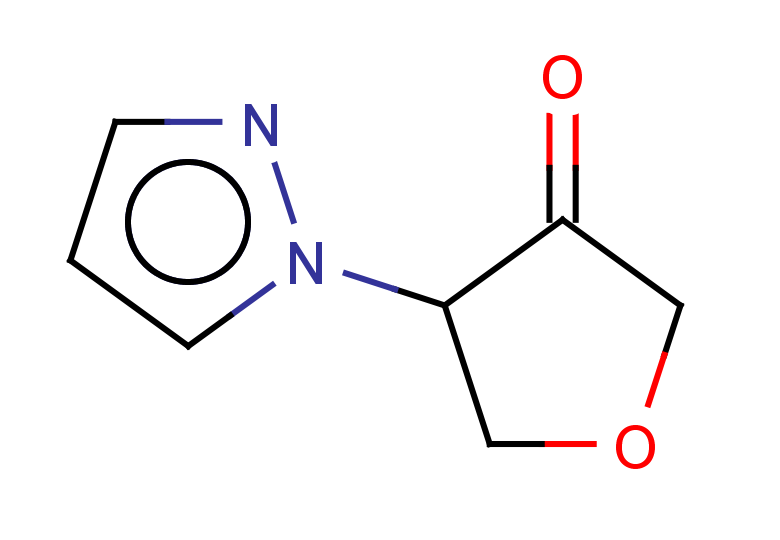 4-(1H-pyrazol-1-yl)oxolan-3-one