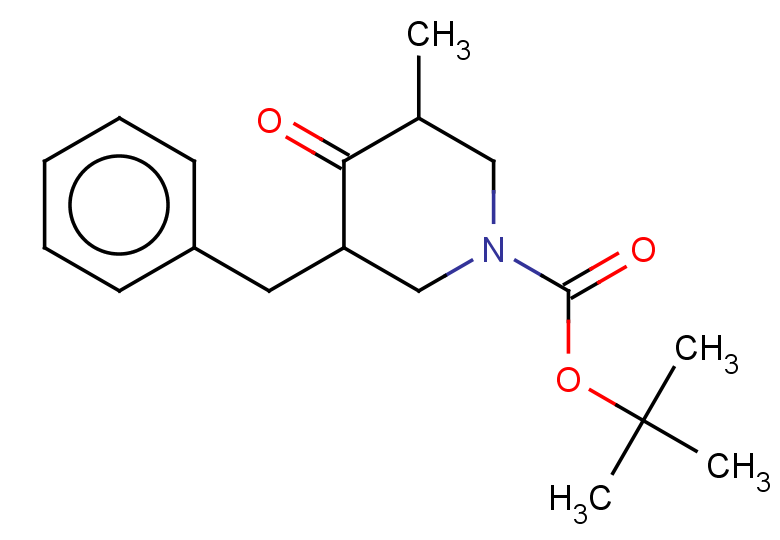 tert-butyl 3-benzyl-5-methyl-4-oxopiperidine-1-carboxylate