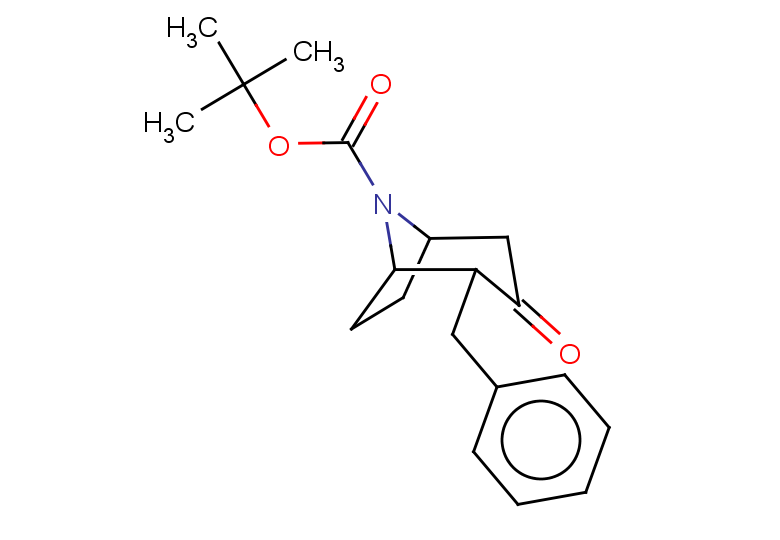 tert-butyl 2-benzyl-3-oxo-8-azabicyclo[3.2.1]octane-8-carboxylate