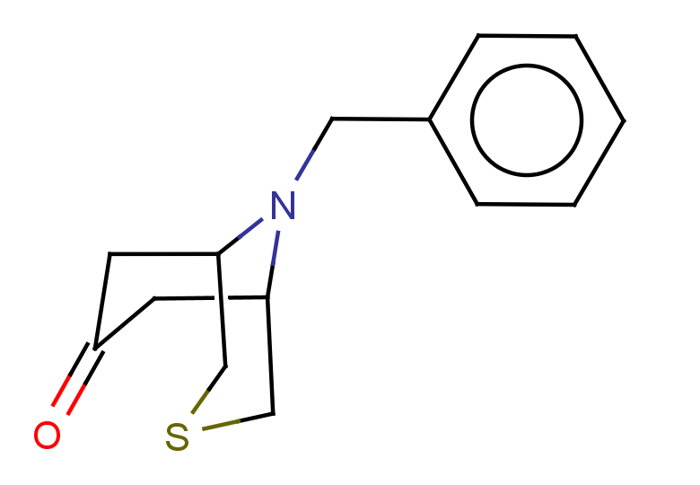 9-benzyl-3-thia-9-azabicyclo[3.3.1]nonan-7-one