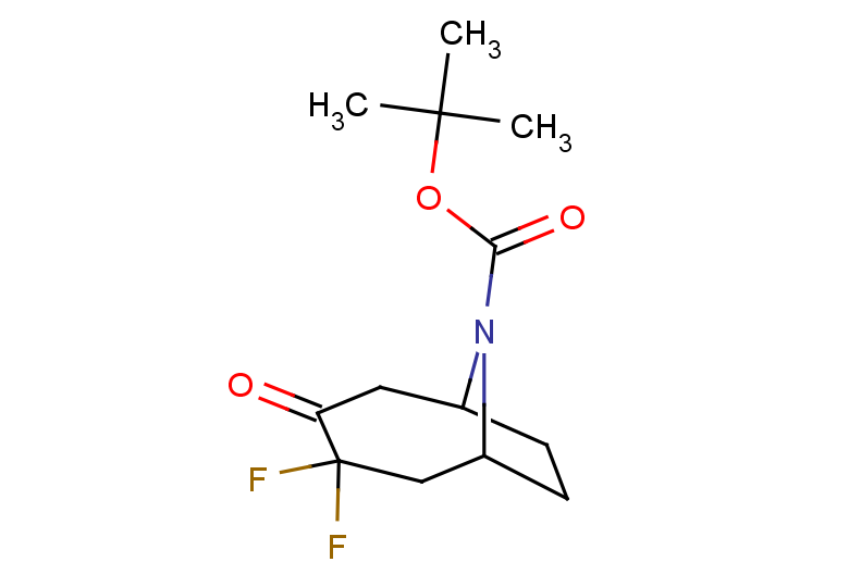 tert-butyl 3,3-difluoro-4-oxo-9-azabicyclo[4.2.1]nonane-9-carboxylate, Mixture of diastereomers