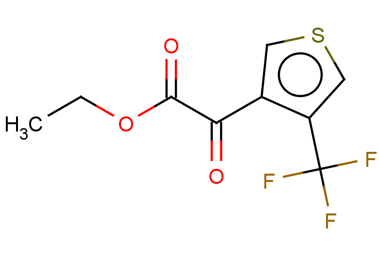ethyl 2-oxo-2-[4-(trifluoromethyl)thiophen-3-yl]acetate