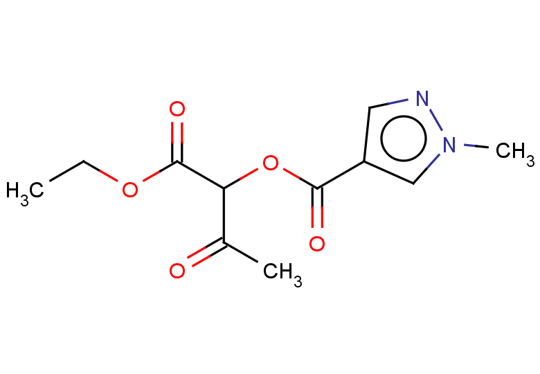 ethyl 2-(1-methyl-1H-pyrazole-4-carbonyloxy)-3-oxobutanoate