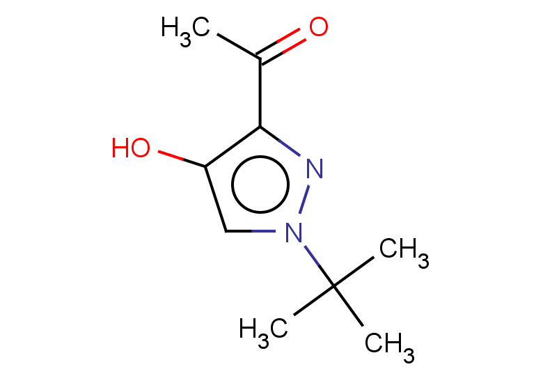 1-(1-tert-butyl-4-hydroxy-1H-pyrazol-3-yl)ethan-1-one