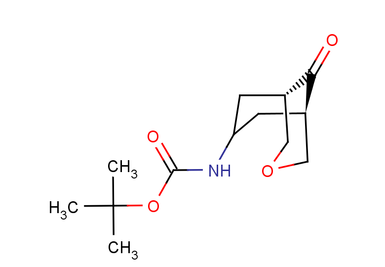 tert-butyl N-[(1R,5S)-9-oxo-3-oxabicyclo[3.3.1]nonan-7-yl]carbamate