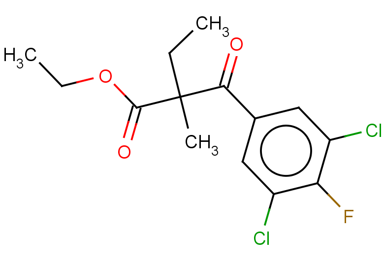 ethyl 2-[(3,5-dichloro-4-fluorophenyl)carbonyl]-2-methylbutanoate