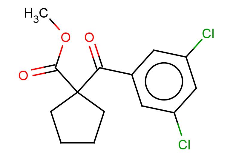 methyl 1-[(3,5-dichlorophenyl)carbonyl]cyclopentane-1-carboxylate