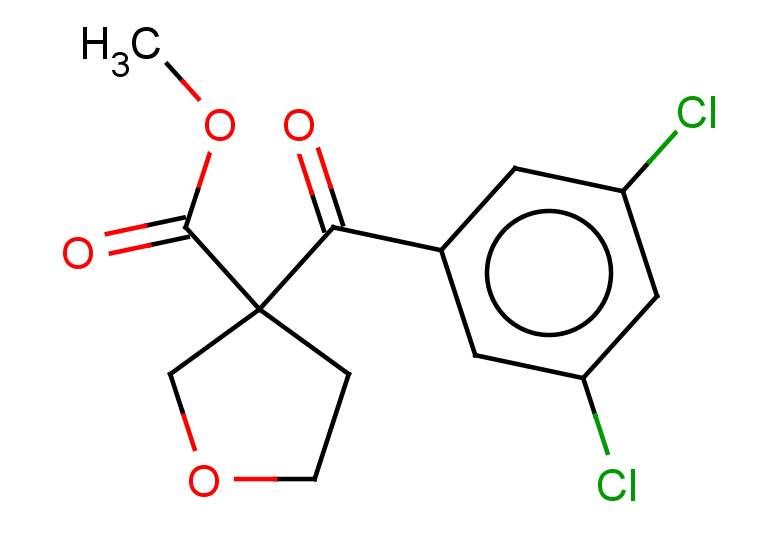 methyl 3-[(3,5-dichlorophenyl)carbonyl]oxolane-3-carboxylate