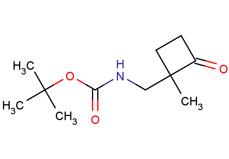 tert-butyl N-[(1-methyl-2-oxocyclobutyl)methyl]carbamate