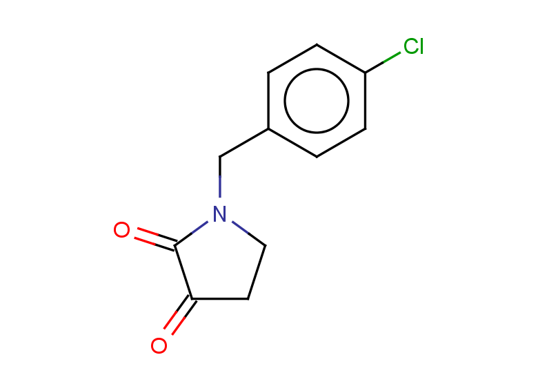 1-[(4-chlorophenyl)methyl]pyrrolidine-2,3-dione