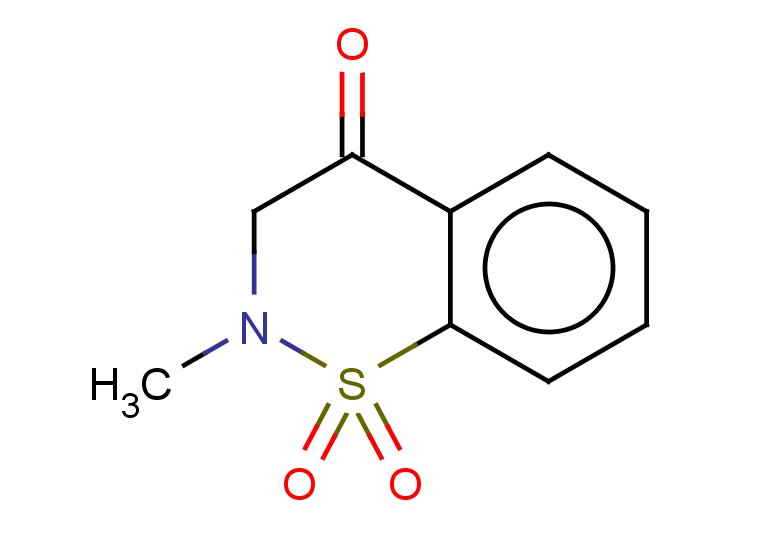 2-methyl-3,4-dihydro-2H-1$l^{6},2-benzothiazine-1,1,4-trione