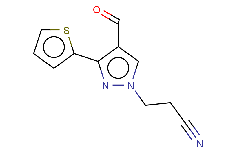 3-[4-formyl-3-(thiophen-2-yl)-1H-pyrazol-1-yl]propanenitrile