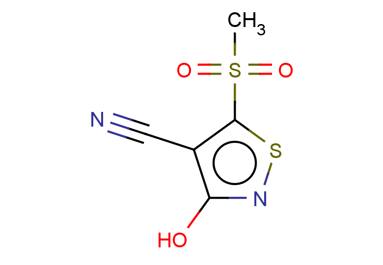 3-hydroxy-5-methanesulfonyl-1,2-thiazole-4-carbonitrile