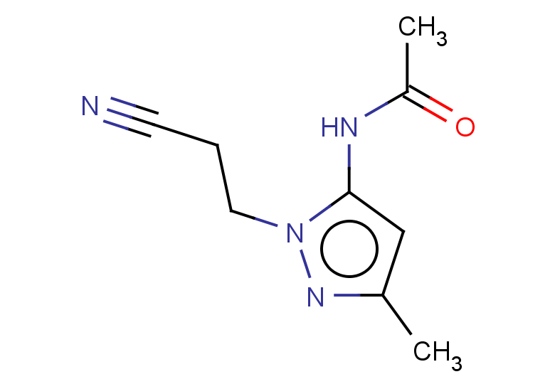 N-[1-(2-cyanoethyl)-3-methyl-1H-pyrazol-5-yl]acetamide