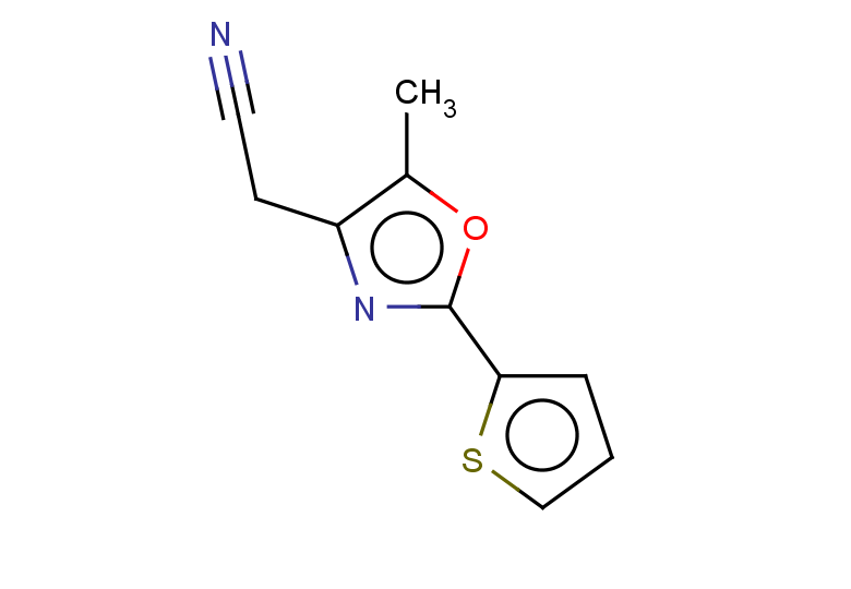 2-[5-methyl-2-(thiophen-2-yl)-1,3-oxazol-4-yl]acetonitrile