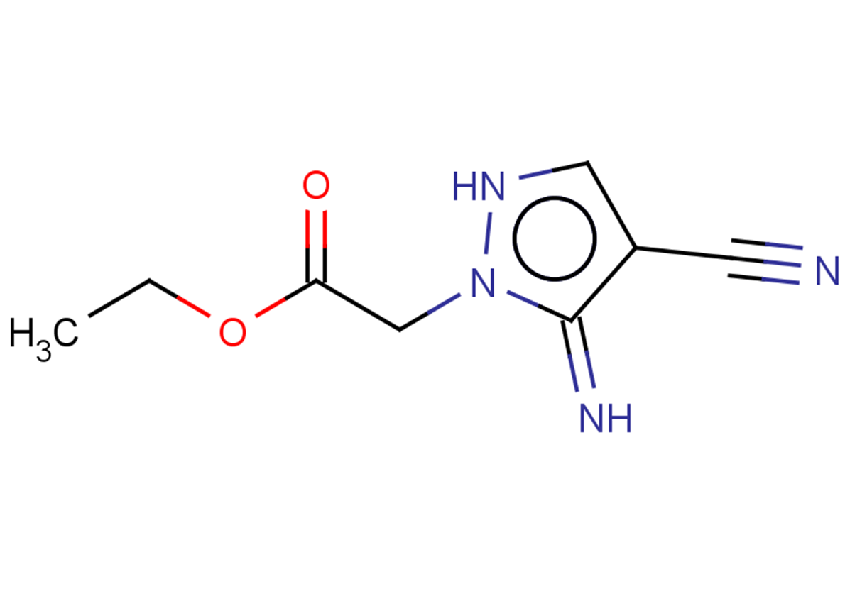 ethyl 2-(4-cyano-5-imino-2,5-dihydro-1H-pyrazol-1-yl)acetate