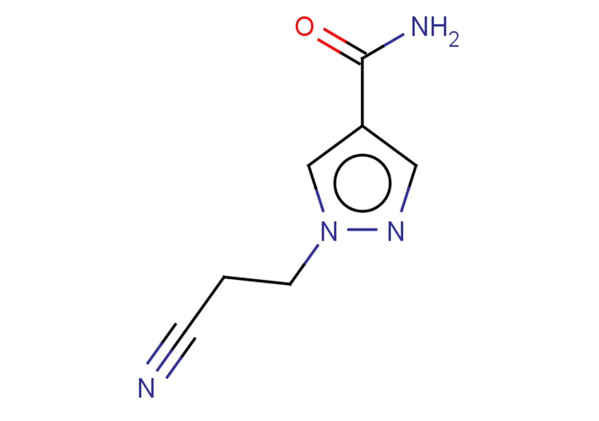 1-(2-cyanoethyl)-1H-pyrazole-4-carboxamide