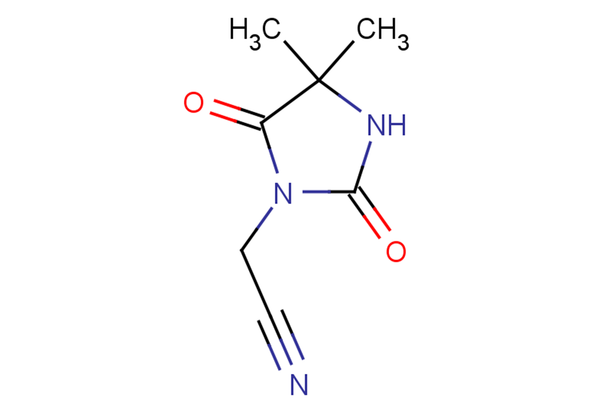 2-(4,4-dimethyl-2,5-dioxoimidazolidin-1-yl)acetonitrile